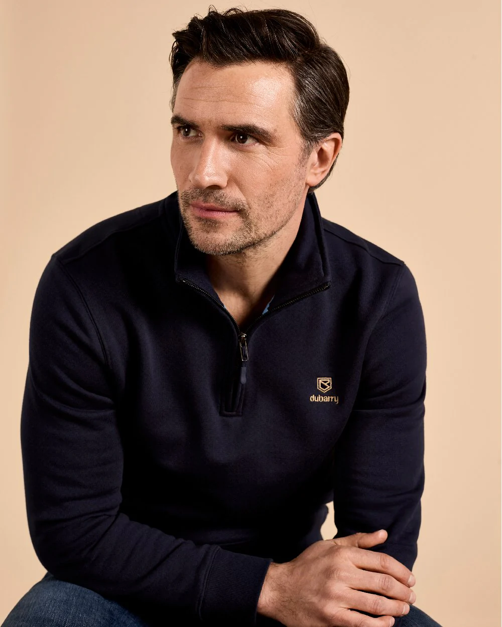Dubarry Mens Boyce Zip Neck Sweater - Image 4
