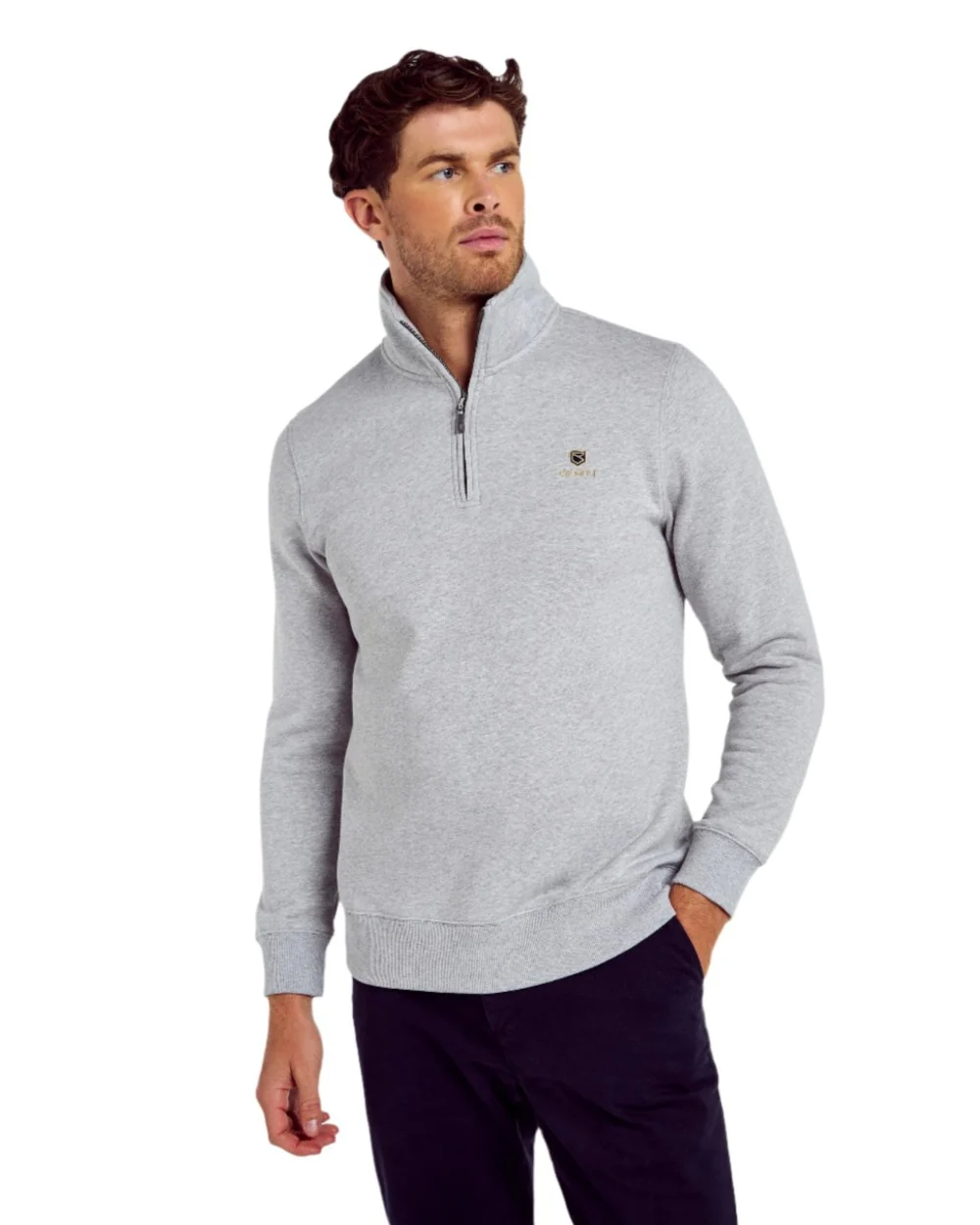 Dubarry Mens Boyce Zip Neck Sweater - Image 8