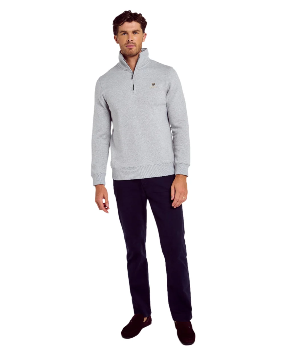 Dubarry Mens Boyce Zip Neck Sweater - Image 9