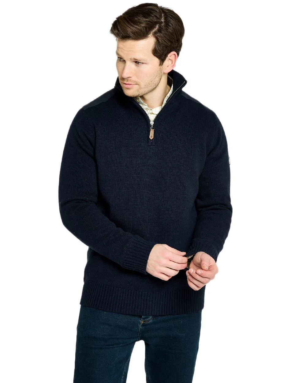Dubarry Mens Doherty Zip Neck Sweater - Image 10