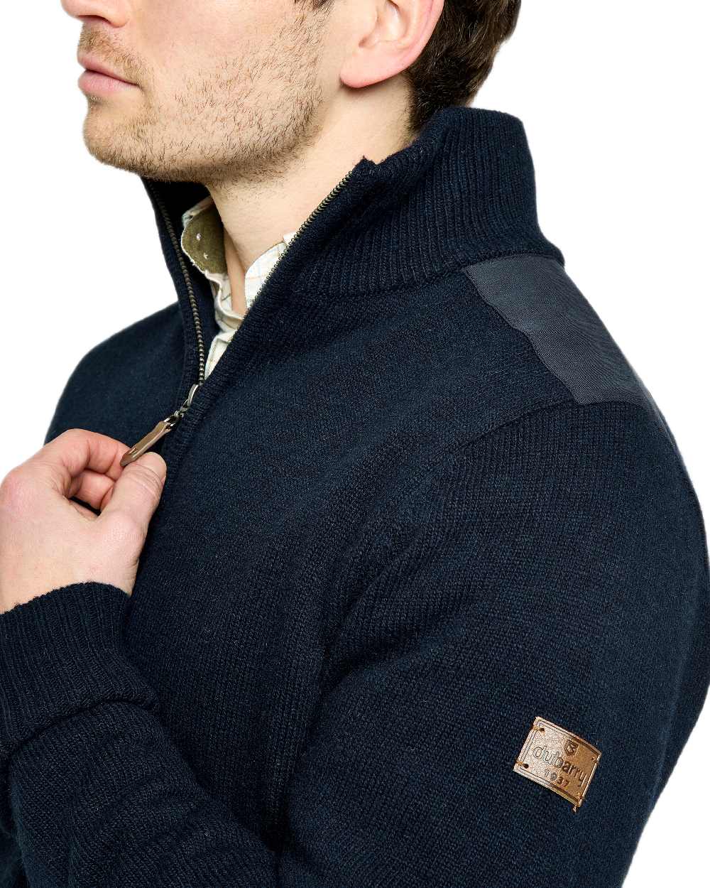 Dubarry Mens Doherty Zip Neck Sweater - Image 11
