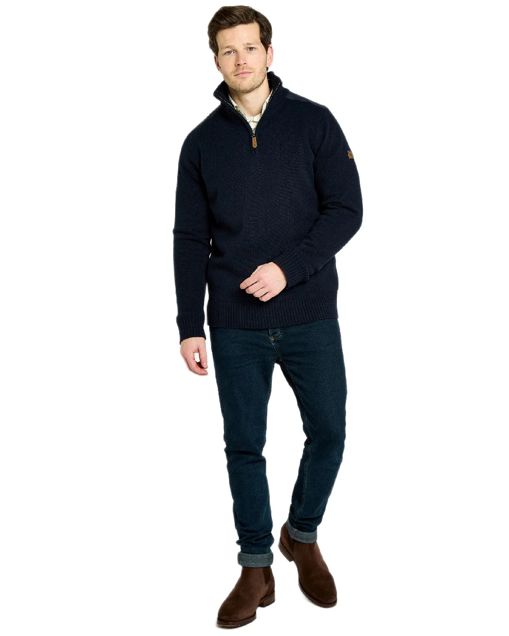 Dubarry Mens Doherty Zip Neck Sweater - Image 12