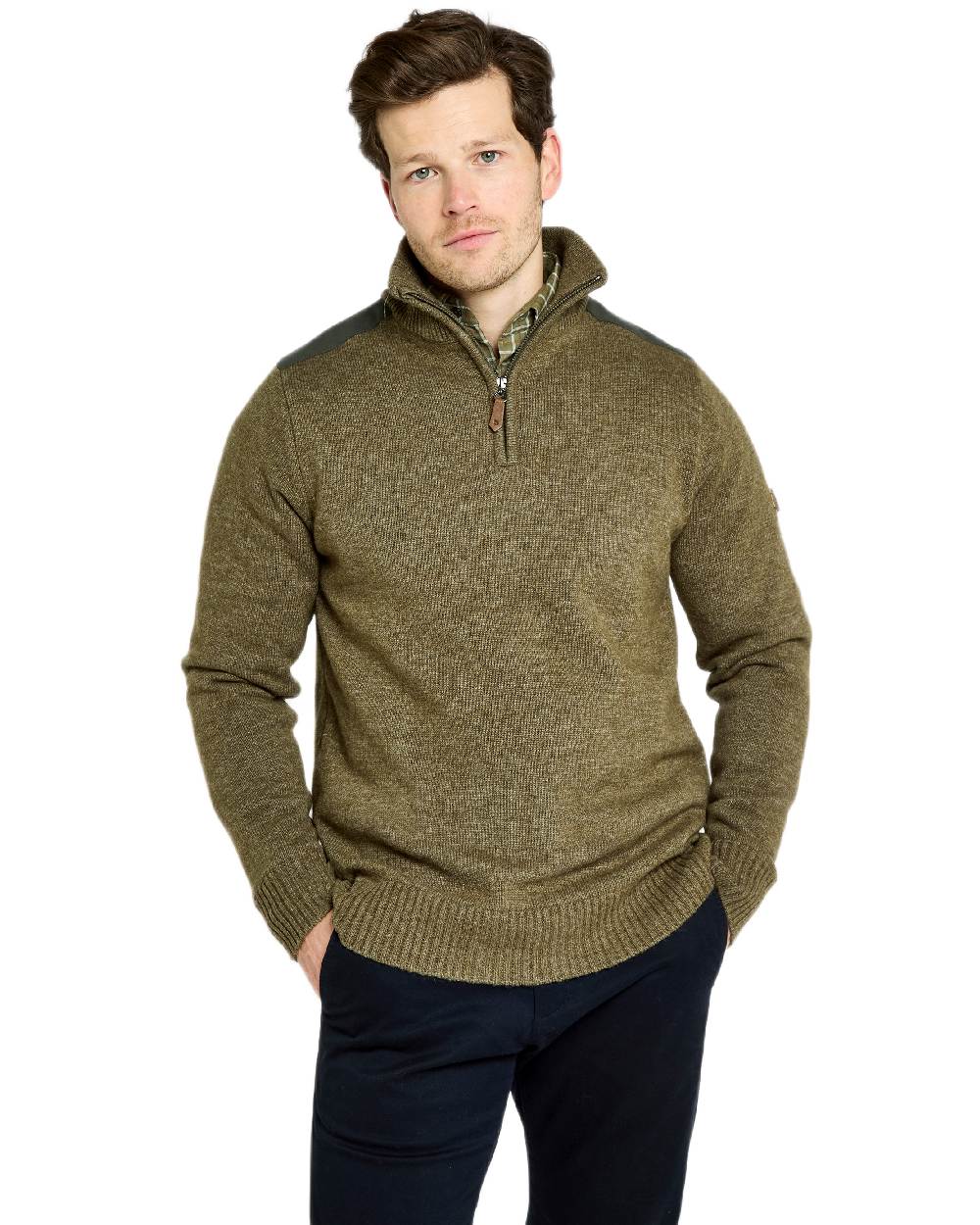Dubarry Mens Doherty Zip Neck Sweater - Image 2