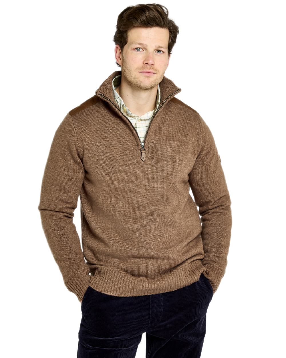 Dubarry Mens Doherty Zip Neck Sweater - Image 6