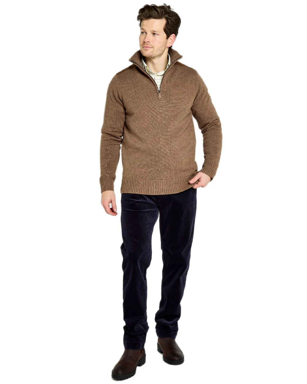 Dubarry Mens Doherty Zip Neck Sweater - Image 7