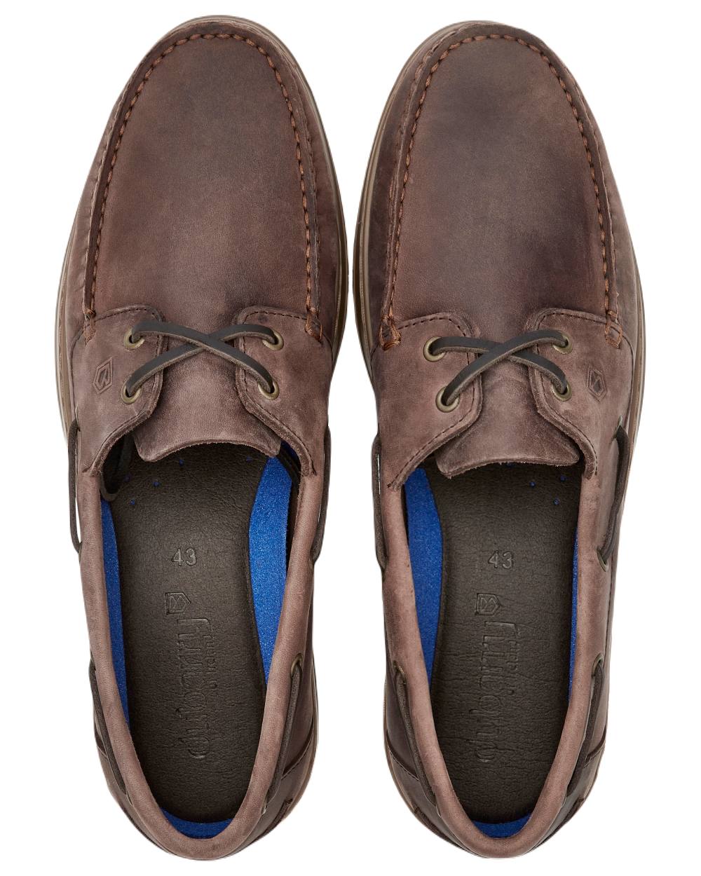 Dubarry Mens Oceania Two Eye-Tie Deck Shoes - Image 2