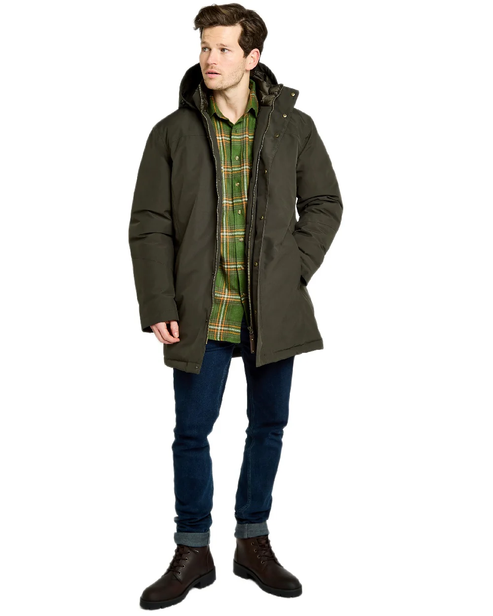 Dubarry Mens Swiftsheath Waterproof Hooded Down Parka - Image 11