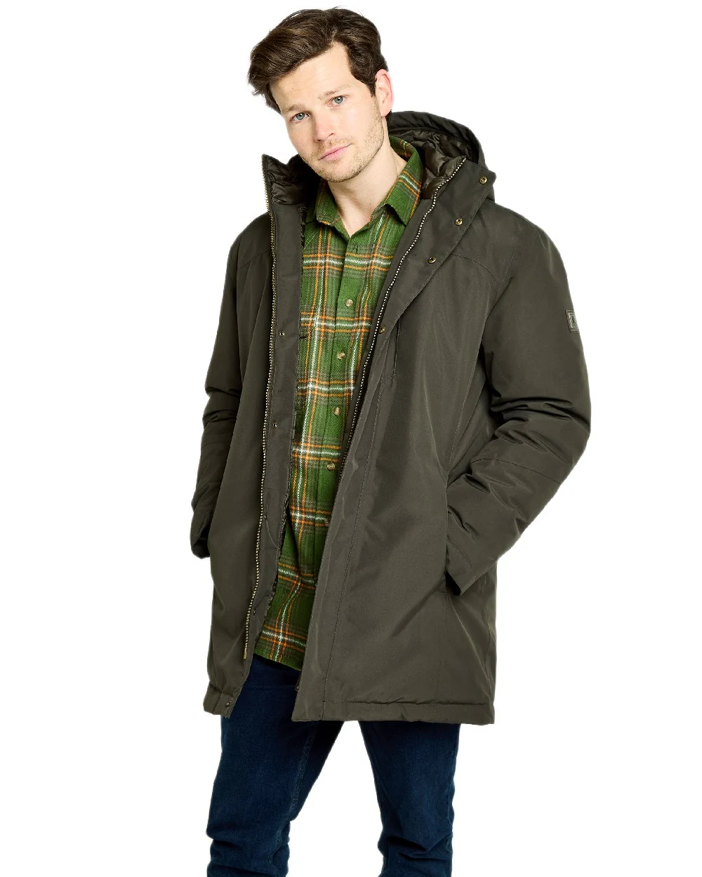 Dubarry Mens Swiftsheath Waterproof Hooded Down Parka - Image 2