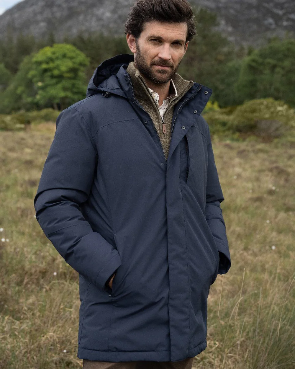 Dubarry Mens Swiftsheath Waterproof Hooded Down Parka - Image 4