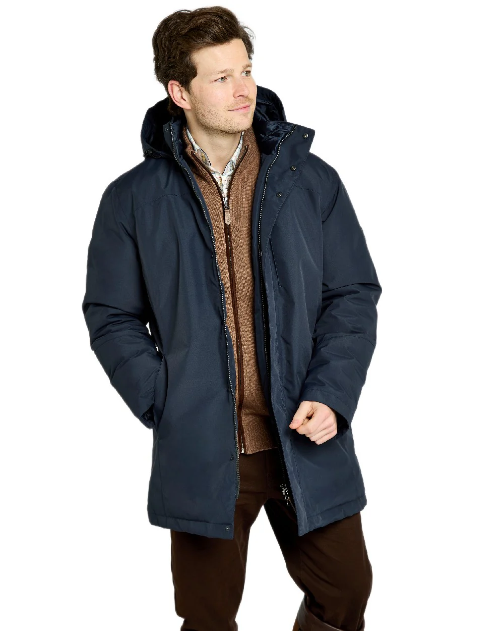 Dubarry Mens Swiftsheath Waterproof Hooded Down Parka - Image 7