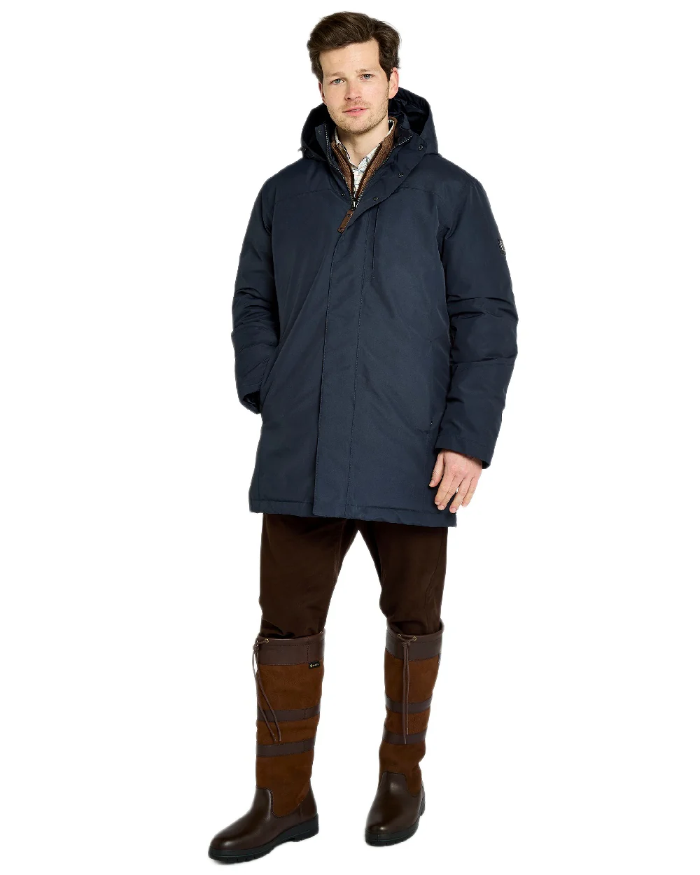 Dubarry Mens Swiftsheath Waterproof Hooded Down Parka - Image 8