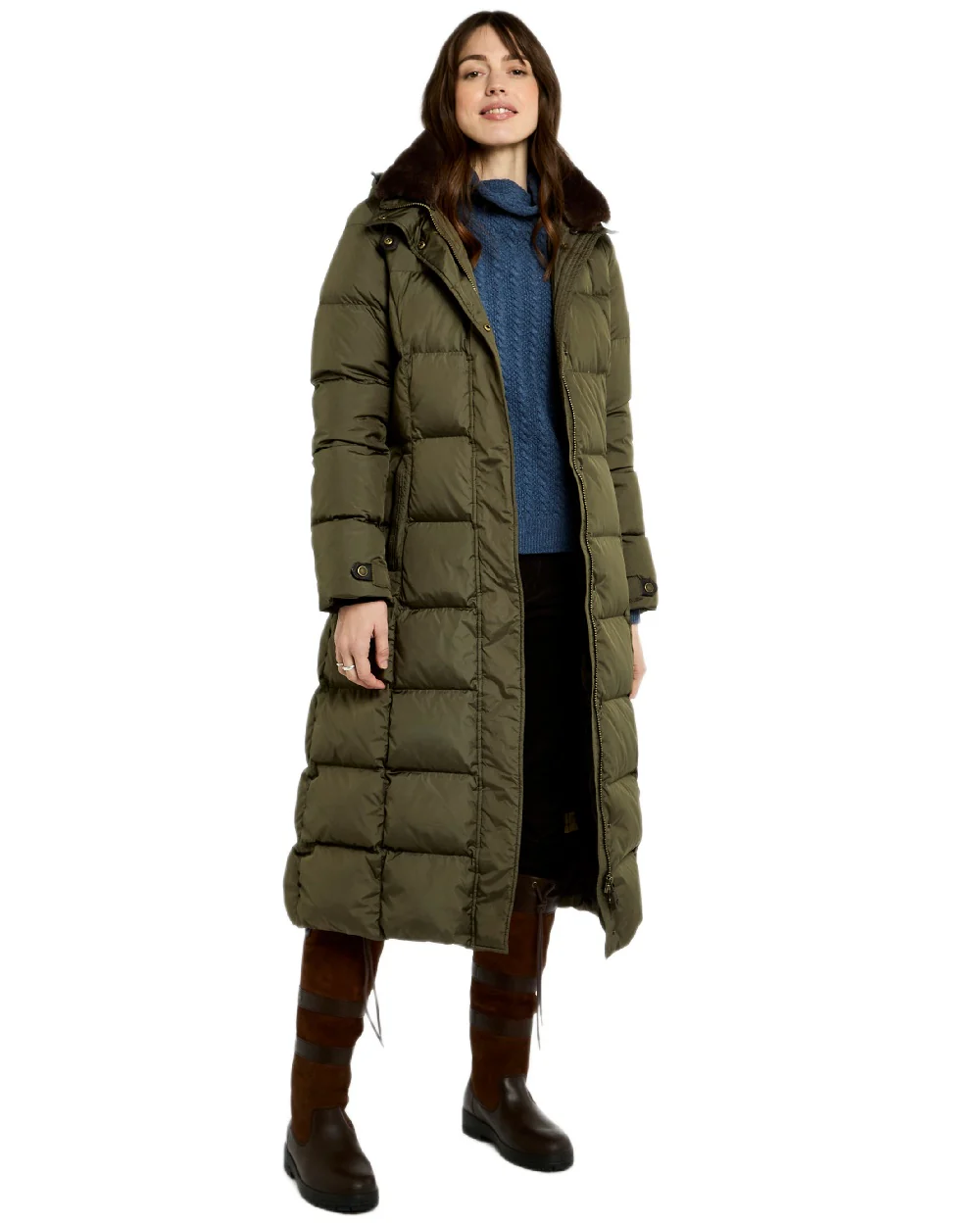 Dubarry Womens Aldborough Full Length Down Jacket - Image 10