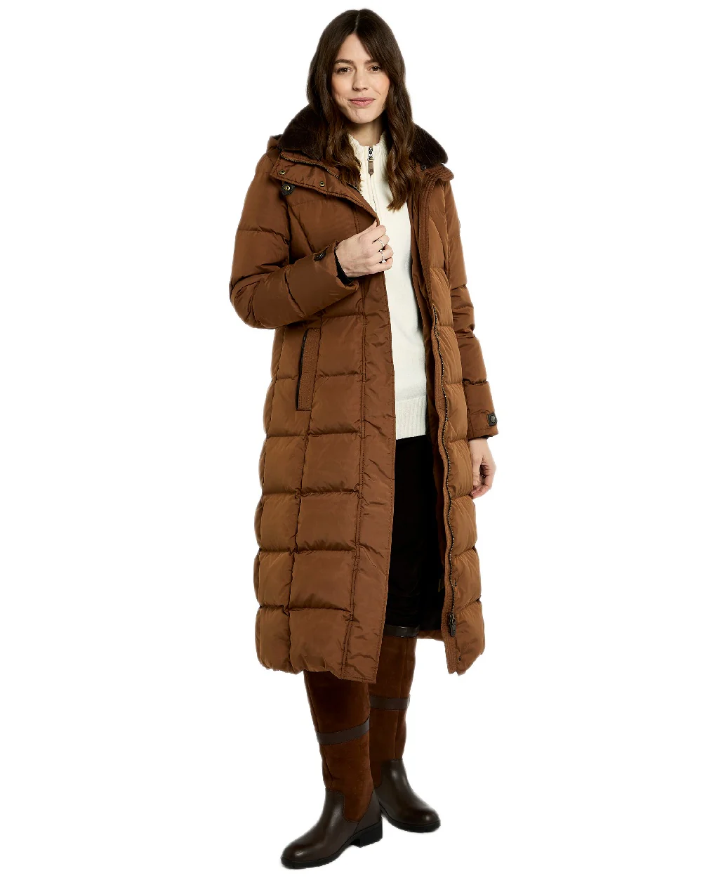 Dubarry Womens Aldborough Full Length Down Jacket - Image 15