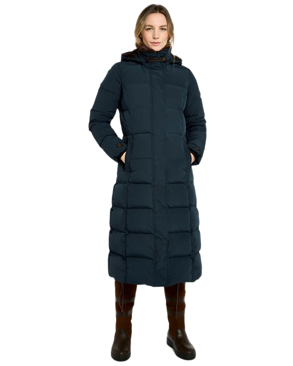 Dubarry Womens Aldborough Full Length Down Jacket - Image 2