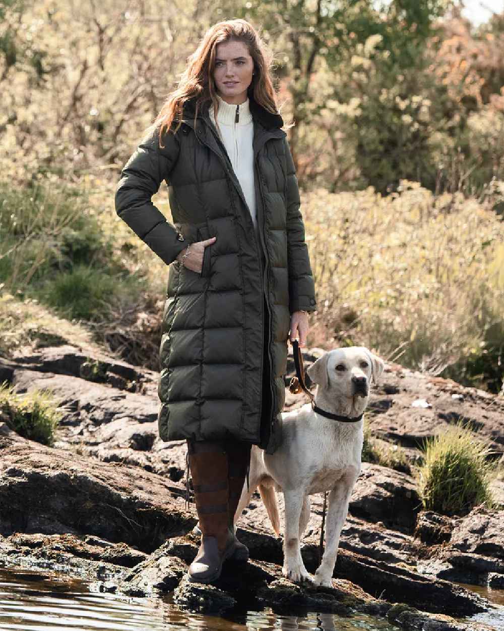 Dubarry Womens Aldborough Full Length Down Jacket - Image 5