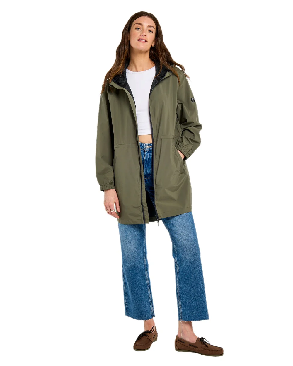 Dubarry Womens Brookside Hooded Rain Mac - Image 3
