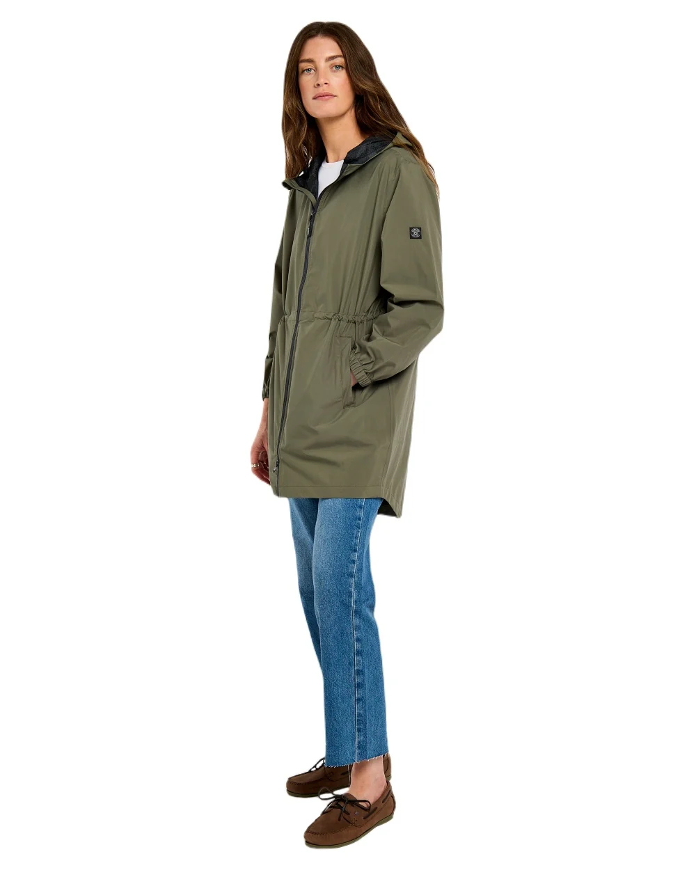 Dubarry Womens Brookside Hooded Rain Mac - Image 5