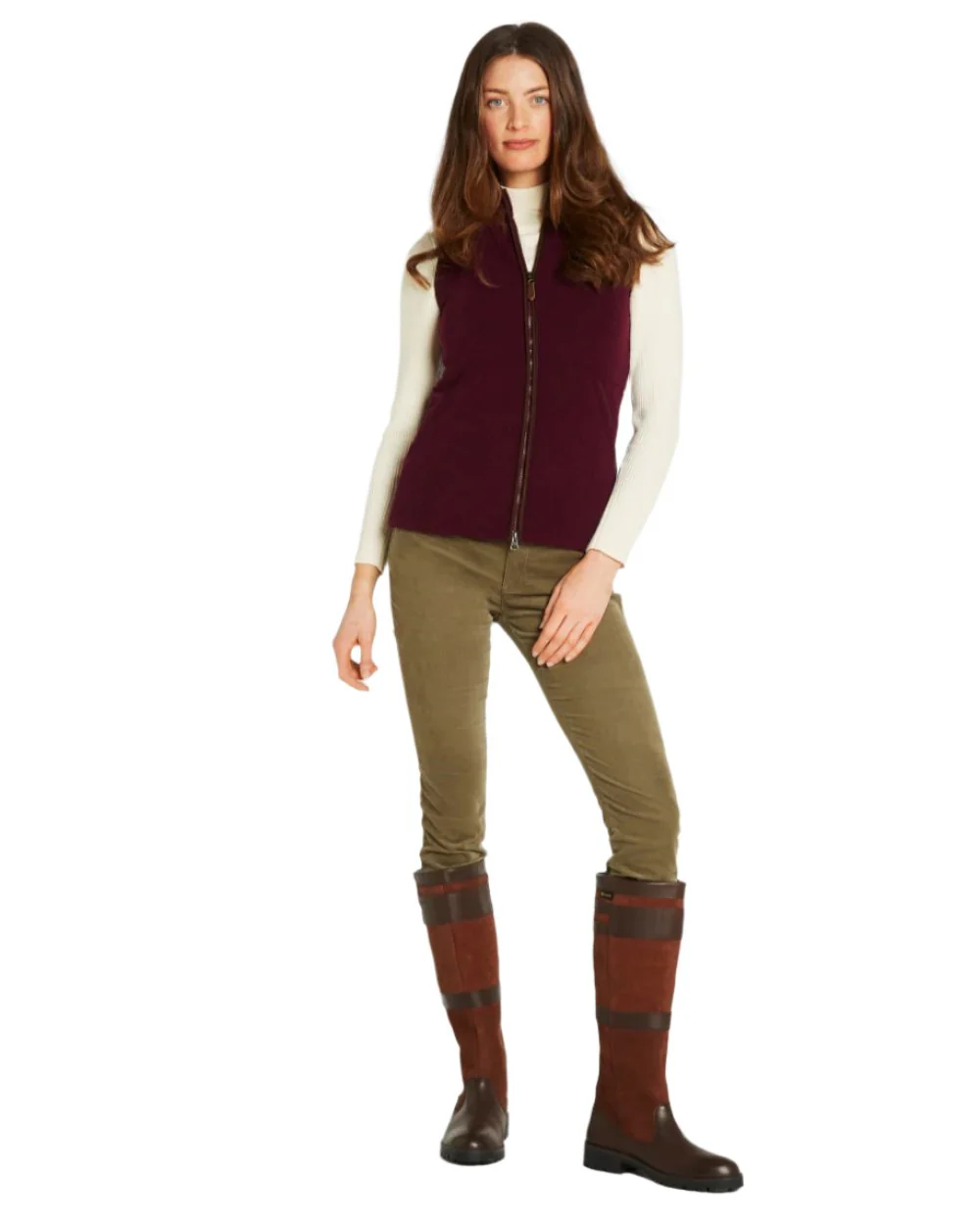 Dubarry Womens Carbury Fleece Gilet - Image 18