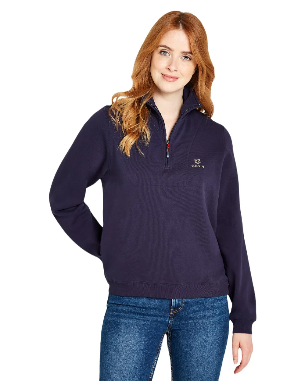 Dubarry Womens Castlemartyr Quarter Zip Sweatshirt - Image 12