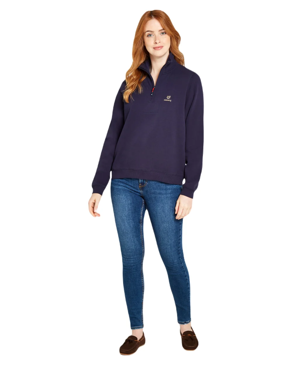 Dubarry Womens Castlemartyr Quarter Zip Sweatshirt - Image 13