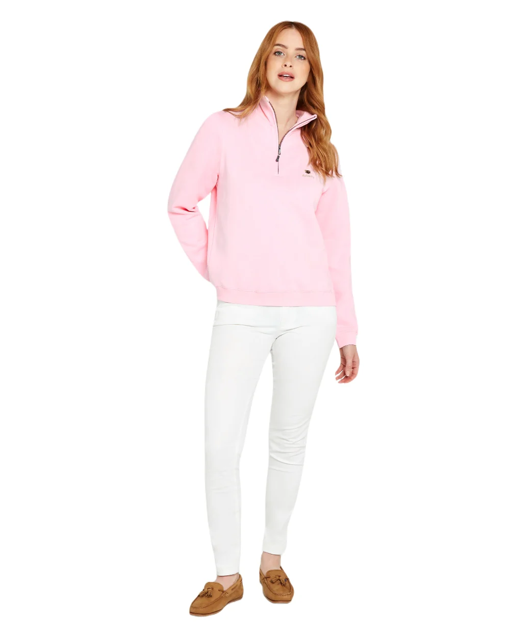 Dubarry Womens Castlemartyr Quarter Zip Sweatshirt - Image 18