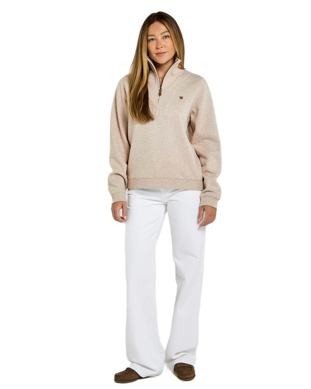Dubarry Womens Castlemartyr Quarter Zip Sweatshirt - Image 24