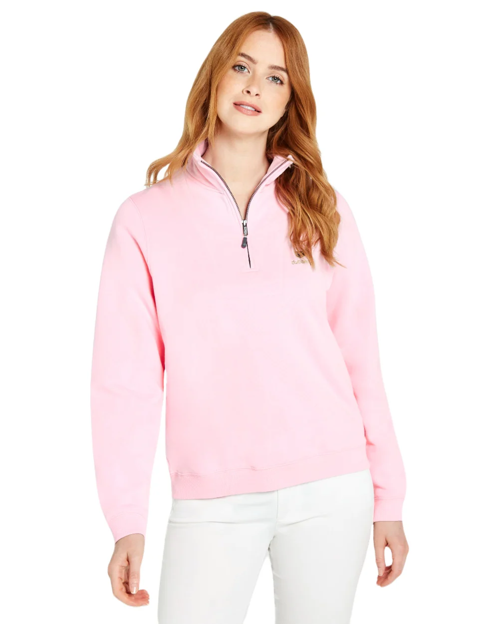 Dubarry Womens Castlemartyr Quarter Zip Sweatshirt - Image 4