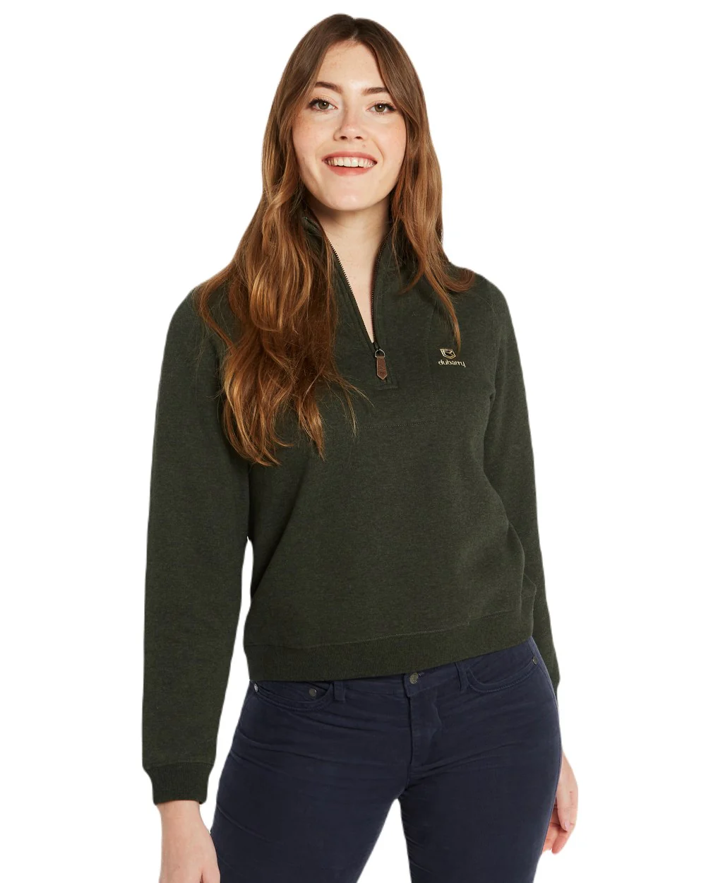 Dubarry Womens Castlemartyr Quarter Zip Sweatshirt - Image 7