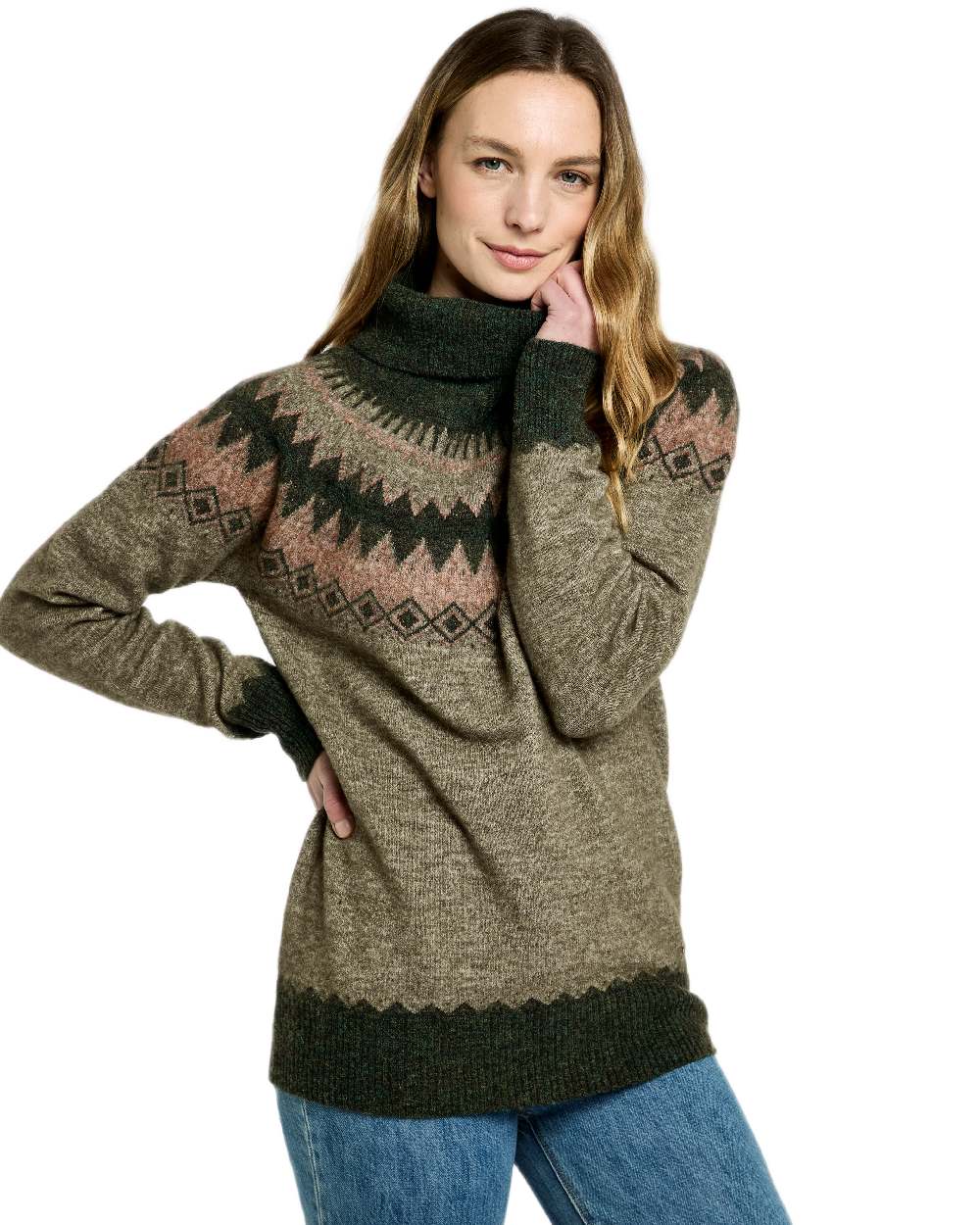 Dubarry Womens Devlin Fair Isle Pattern Sweater - Image 2