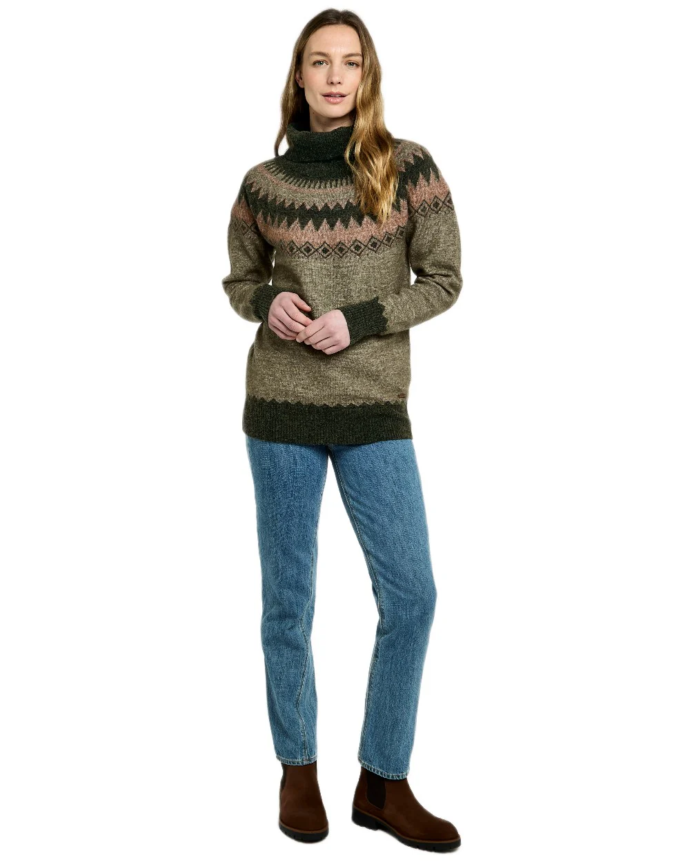 Dubarry Womens Devlin Fair Isle Pattern Sweater - Image 7