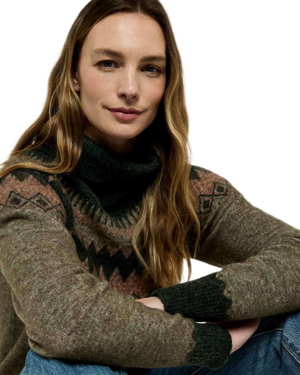 Dubarry Womens Devlin Fair Isle Pattern Sweater - Image 8