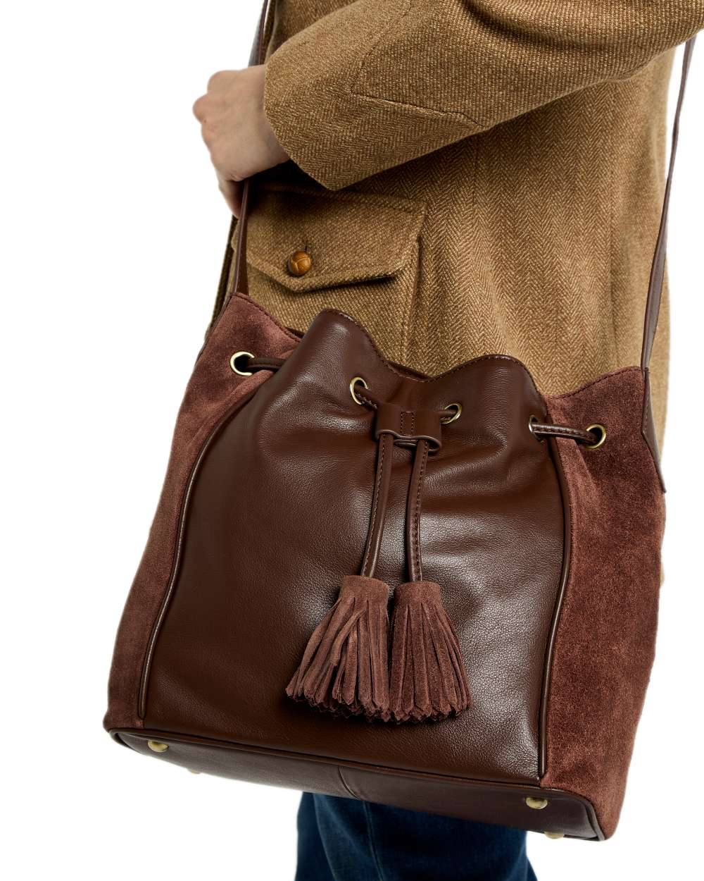 Dubarry Womens Doonbeg Cross Body Bucket Bag - Image 8