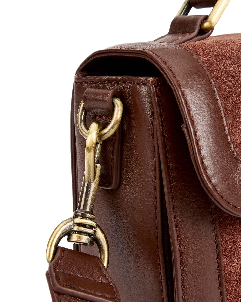 Dubarry Womens Eadestown Structured Suede And Leather Handbag - Image 11