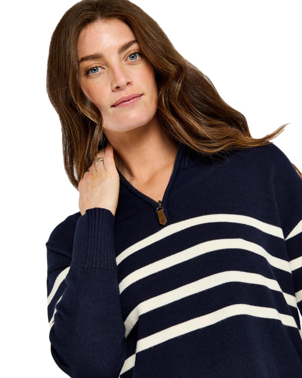 Dubarry Womens Fonthill Zip Neck Sweater - Image 12
