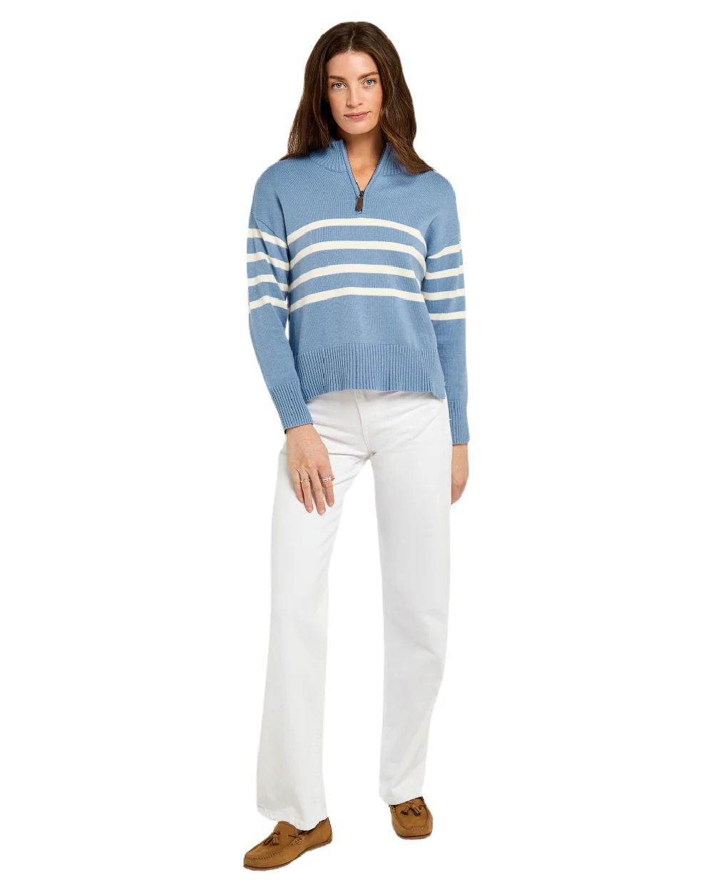 Dubarry Womens Fonthill Zip Neck Sweater - Image 13