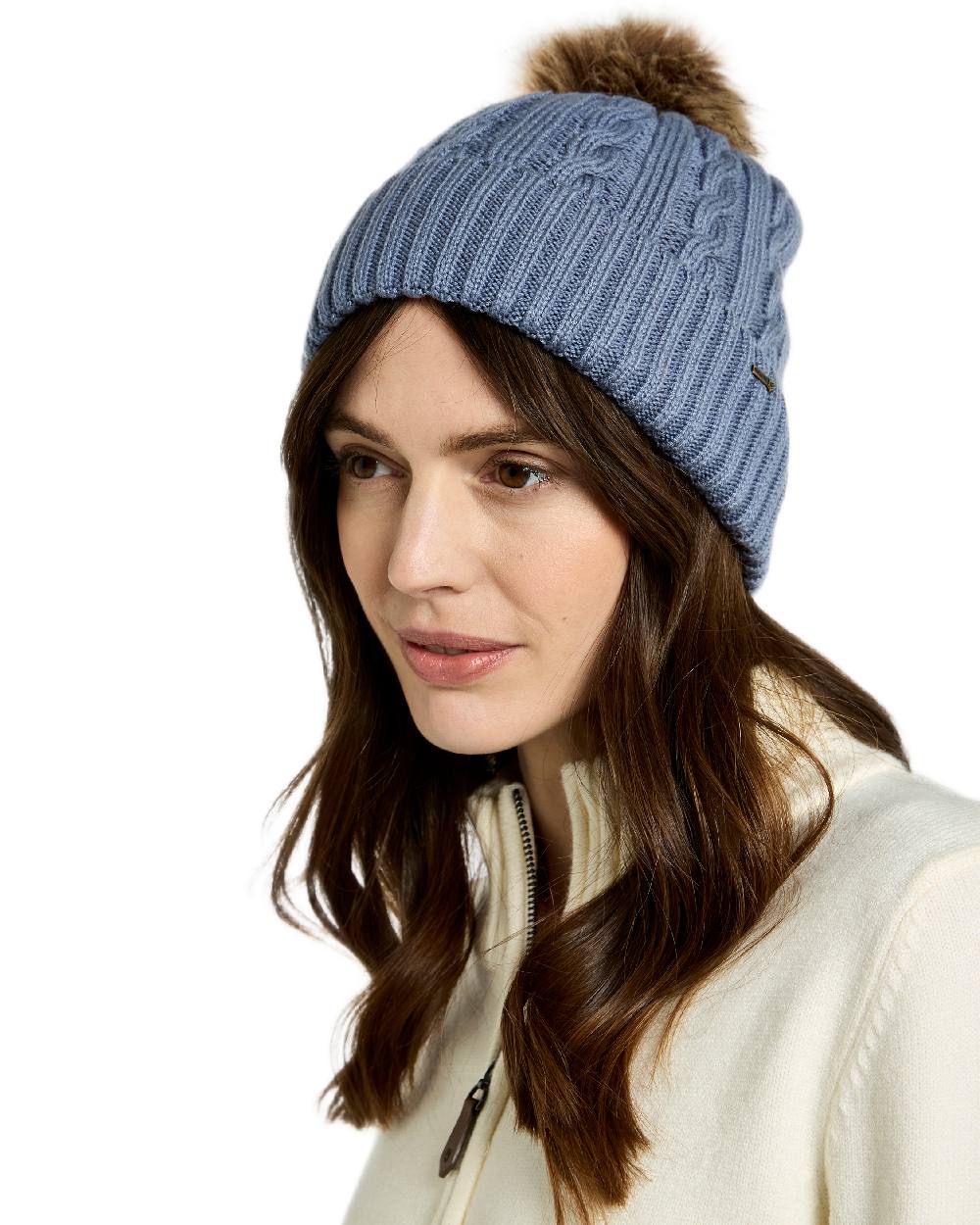 Dubarry Womens Forester Knitted Bobble Hat - Image 8
