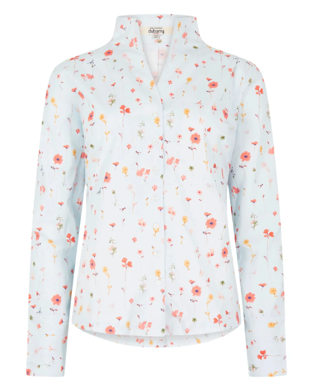Dubarry Womens Fuchsia Printed Long Sleeve Shirt - Image 5