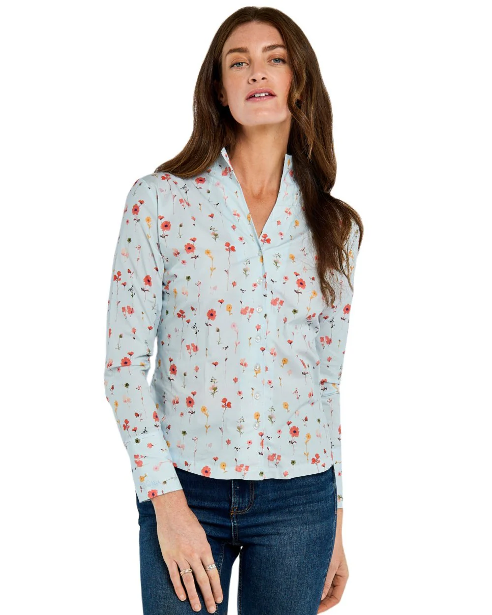 Dubarry Womens Fuchsia Printed Long Sleeve Shirt - Image 6