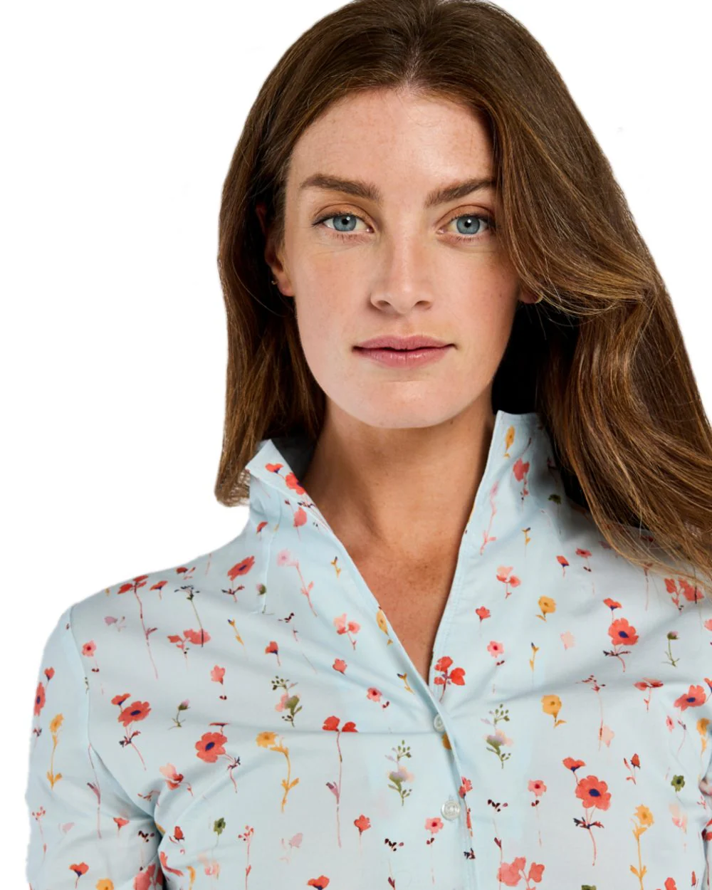 Dubarry Womens Fuchsia Printed Long Sleeve Shirt - Image 8