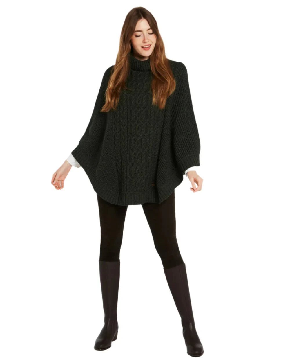Dubarry Womens Kilronan Merino Poncho - Image 2