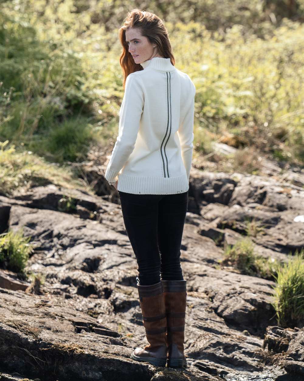 Dubarry Womens Markham Zip Neck Sweater - Image 5