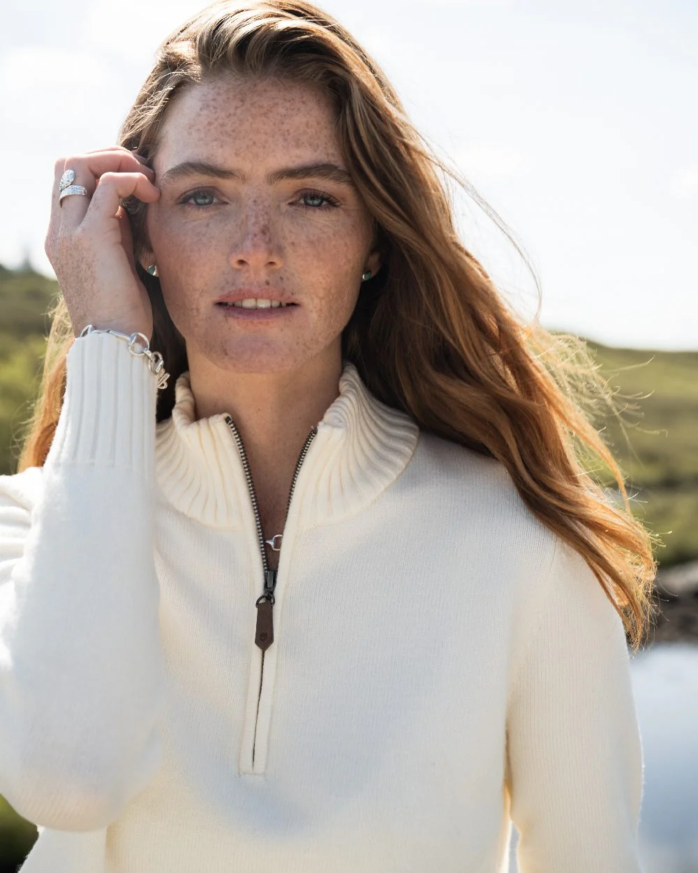 Dubarry Womens Markham Zip Neck Sweater - Image 6
