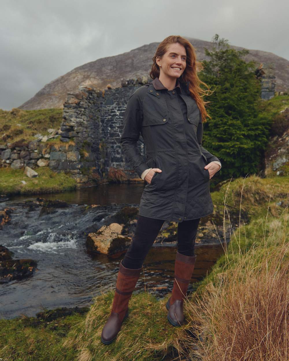 Dubarry Womens Radford Wax Jacket - Image 3
