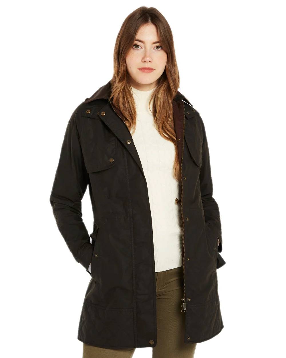 Dubarry Womens Radford Wax Jacket - Image 7