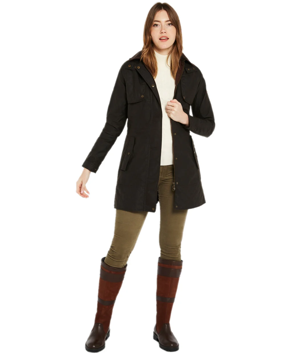 Dubarry Womens Radford Wax Jacket - Image 8