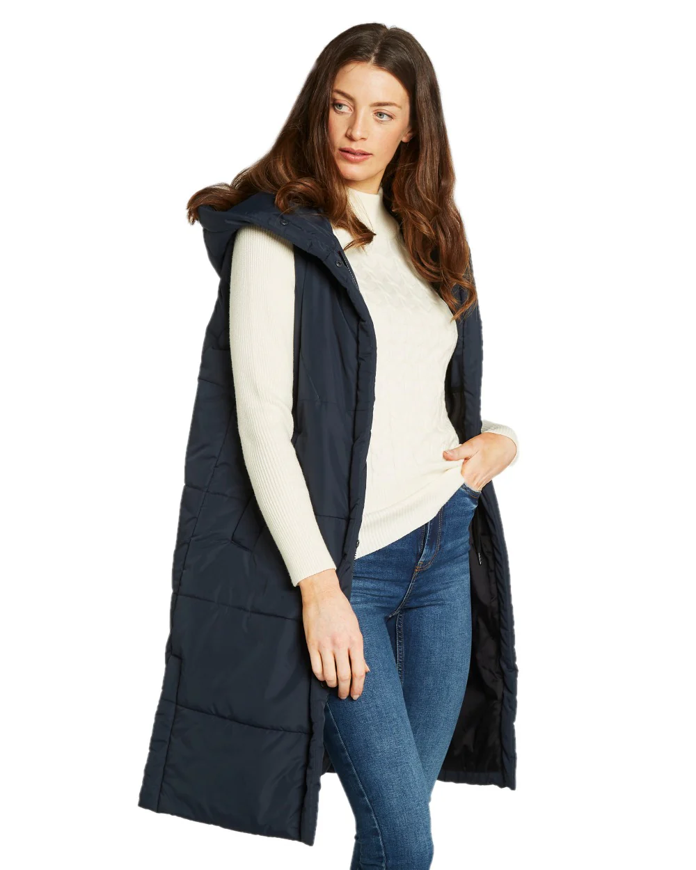 Dubarry Womens Ryan Hooded Gilet - Image 4
