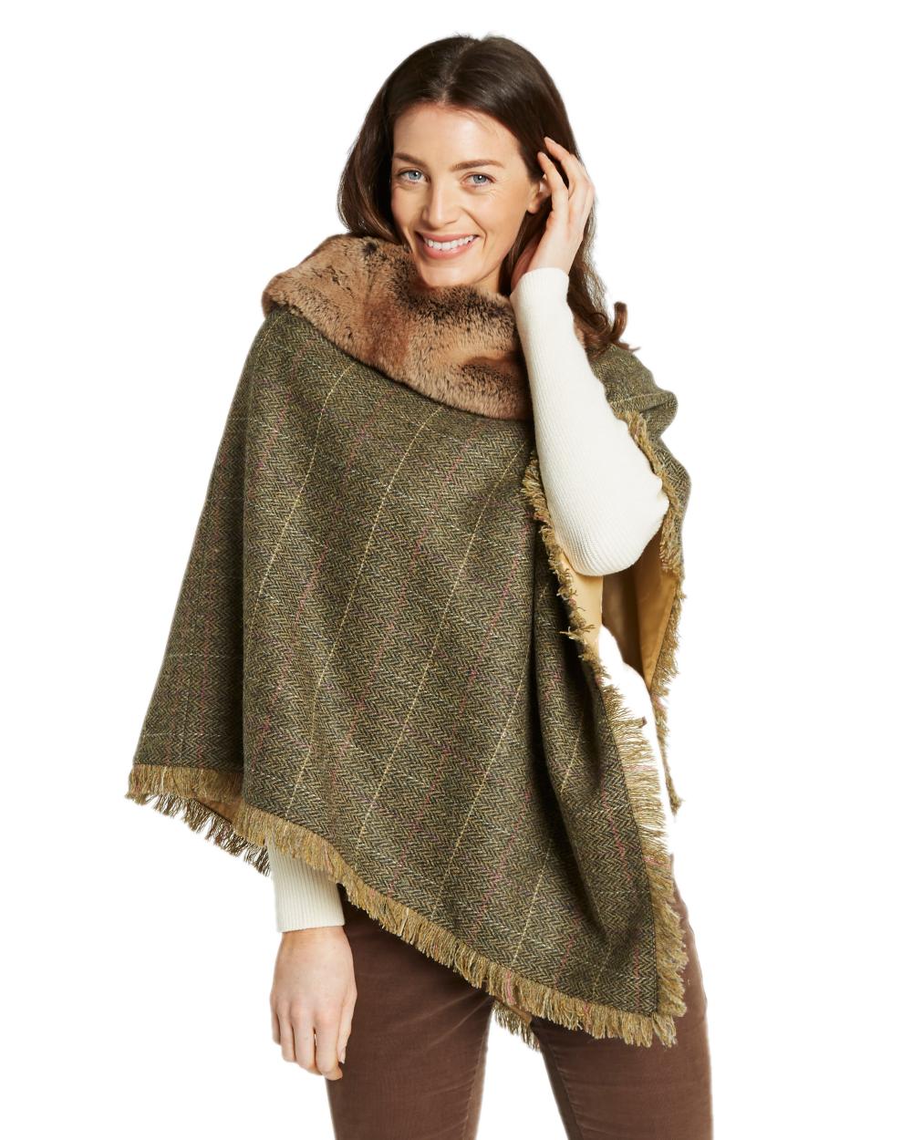 Dubarry Womens Silverfir Tweed Poncho - Image 10