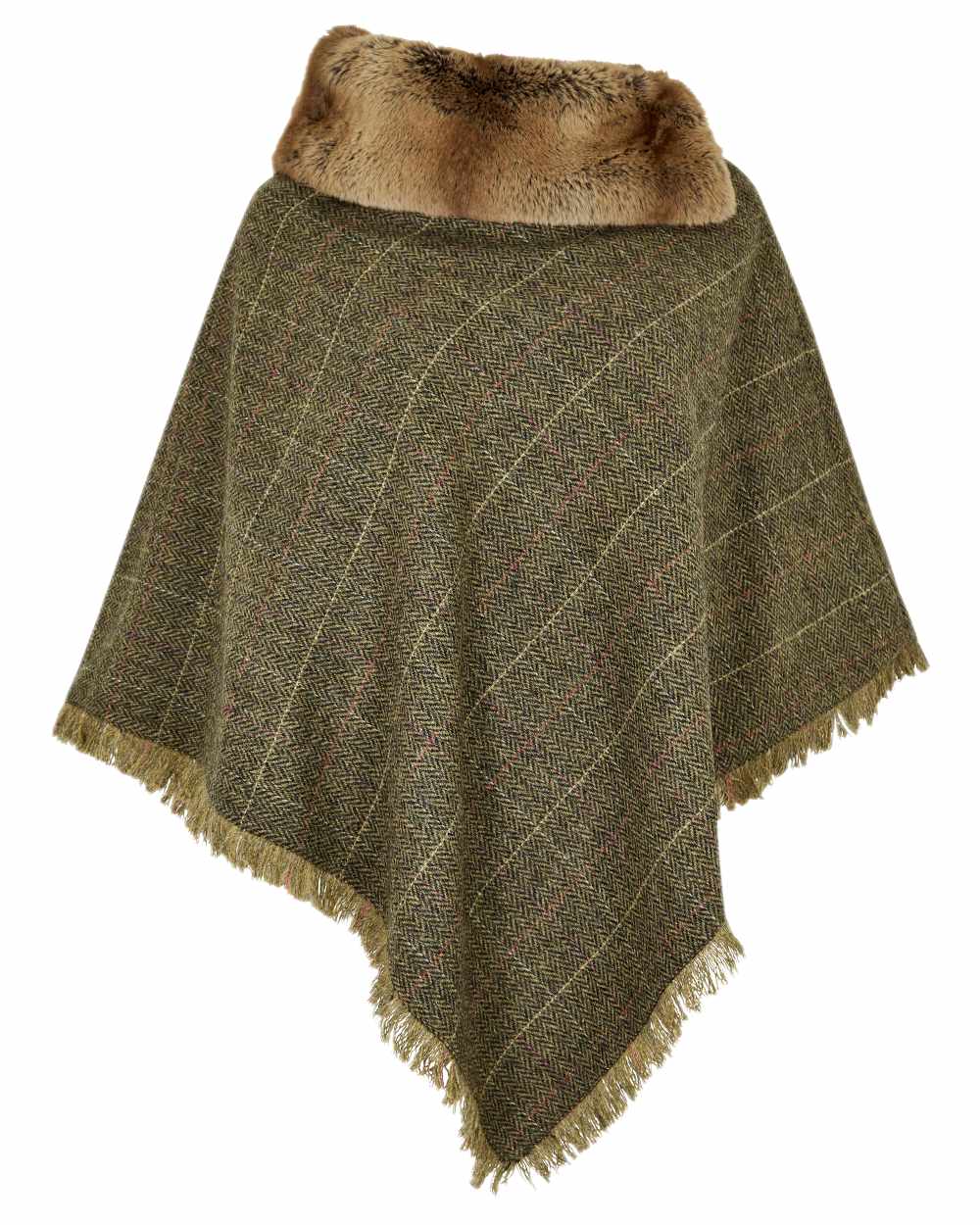 Dubarry Womens Silverfir Tweed Poncho - Image 6