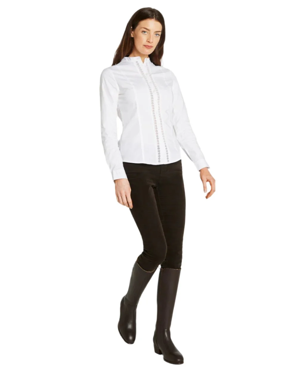 Dubarry Womens Waterlily Mandarin Collar Shirt - Image 4