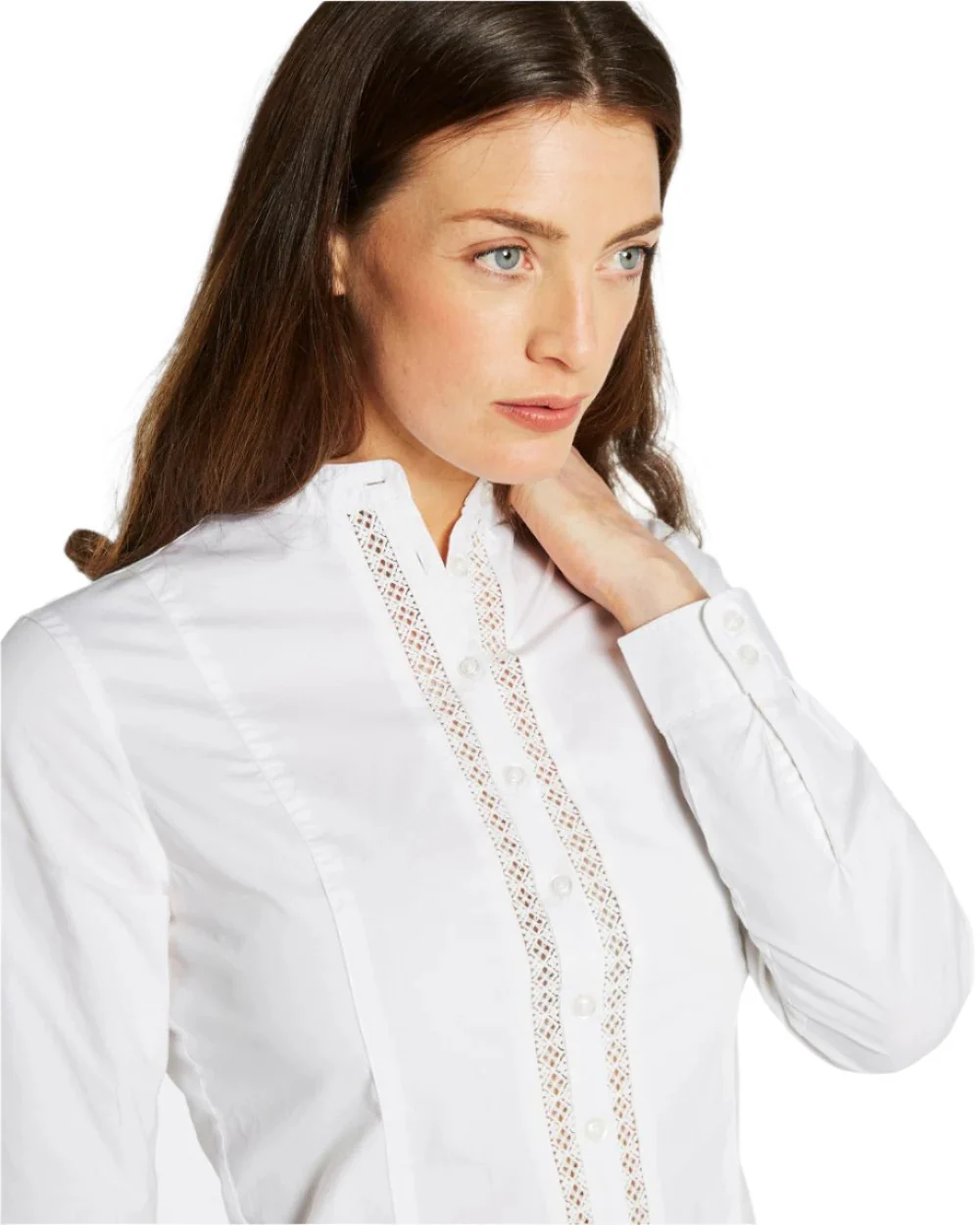 Dubarry Womens Waterlily Mandarin Collar Shirt - Image 6